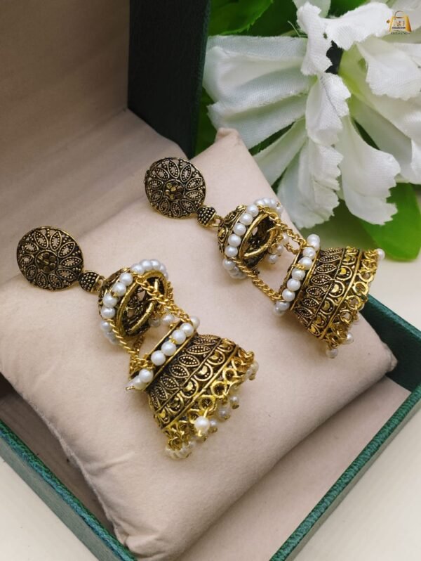 Premium Quality Antique Jhumki Excellent Finishing