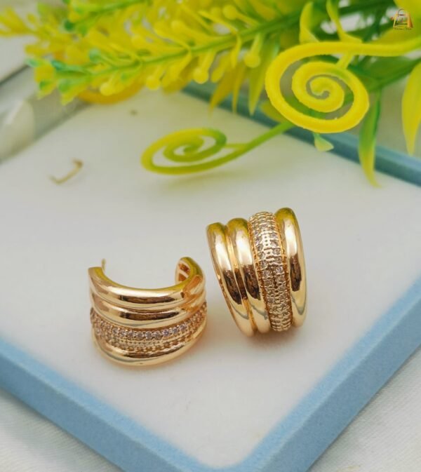 High Quality Gold Plated Zircon Bali - Image 3
