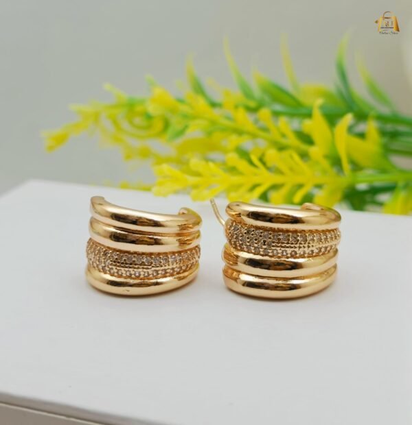 High Quality Gold Plated Zircon Bali - Image 4