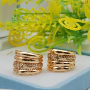High Quality Gold Plated Zircon Bali