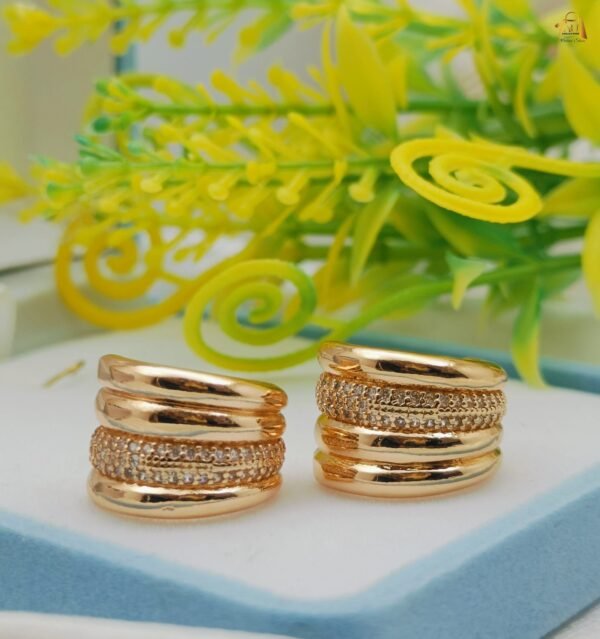 High Quality Gold Plated Zircon Bali