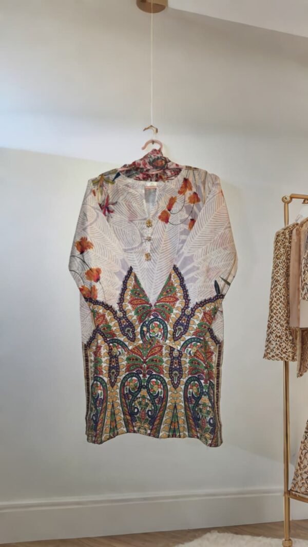 So Kamal 2-Piece Printed Lawn Suit
