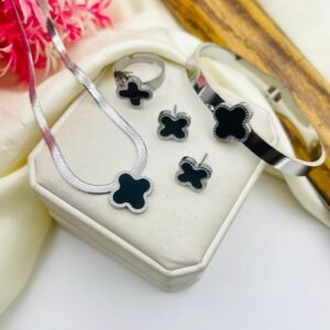 Stainless Steel Four Leaf Combo Set