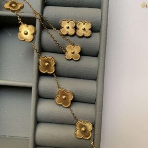 Stainless steel Golden clover combo set