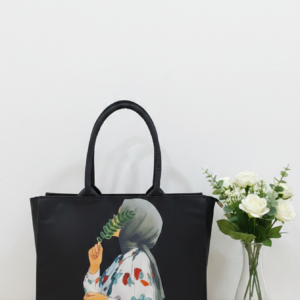 HIJAB GIRL CANVAS TOTE